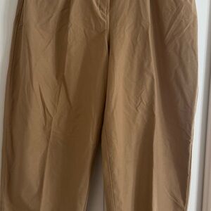 City Sleek Barrel-Leg Pants Lt Utilitech - Camel Size 32